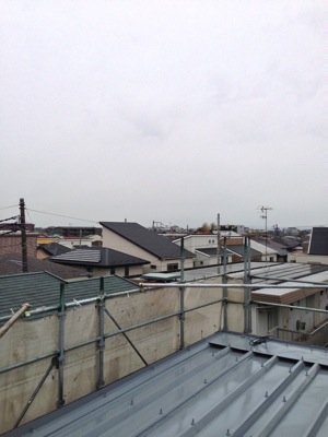 屋根から見える風景